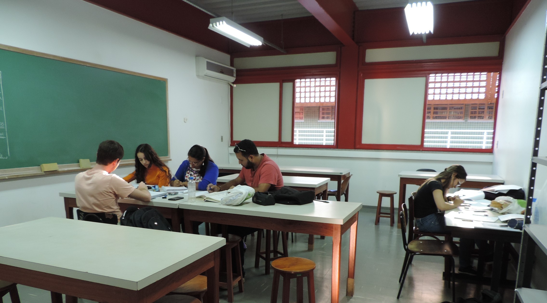 Sala de estudos.